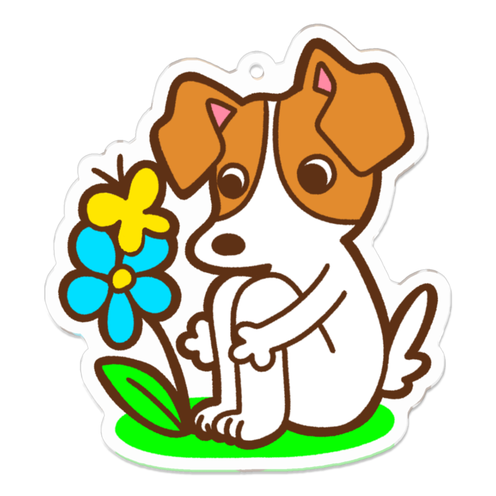 アクリルキーホルダー（コーティング） - 70 x 70 (mm)