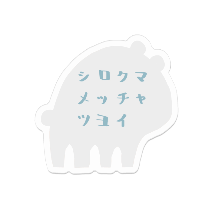 アクリルバッジ - 50 x 50 (mm)