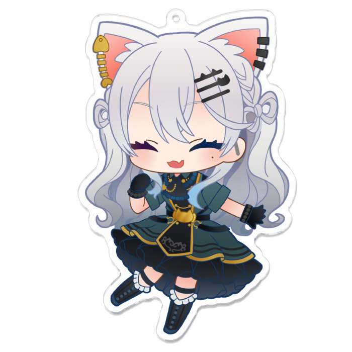 Lサイズ　笑顔Verアクリルキーホルダー - 100 x 100 (mm)(1)