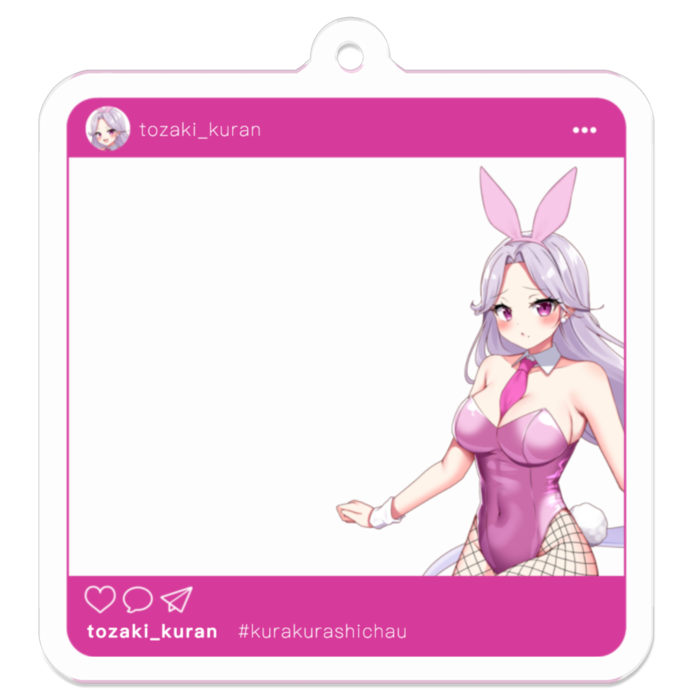 アクリルキーホルダー - 50 x 50 (mm)