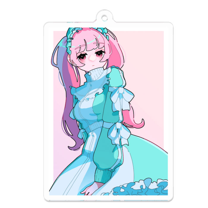 アクリルキーホルダー - 70 x 70 (mm)