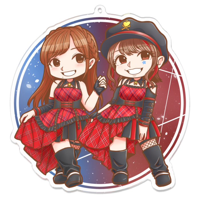 アクリルキーホルダー - 100 x 100 (mm)