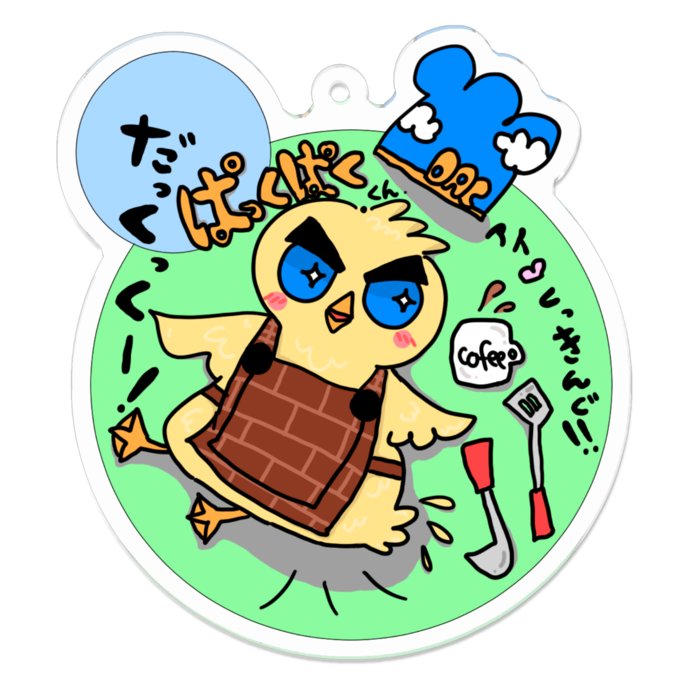 アクリルキーホルダー - 70 x 70 (mm)