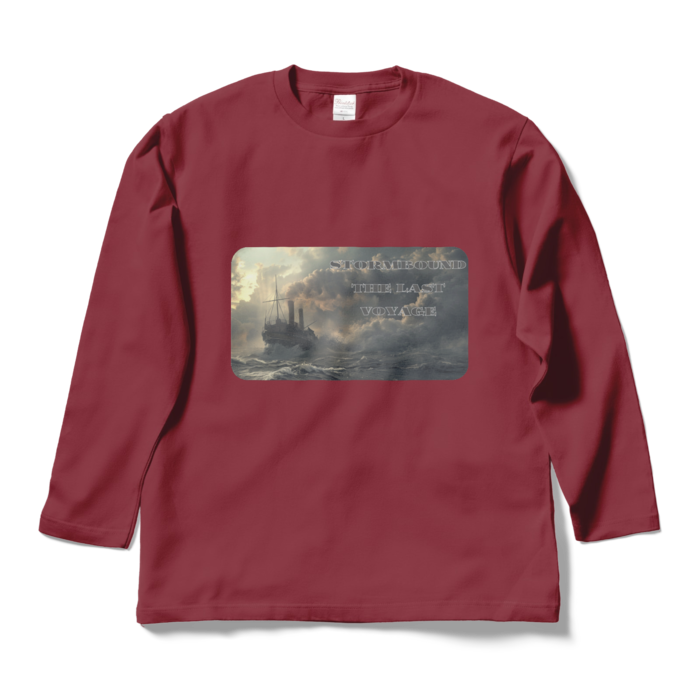 ロングスリーブTシャツ - L - バーガンディ