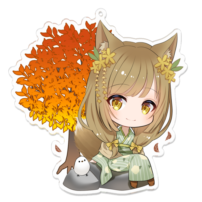 アクリルキーホルダー - 100 x 100 (mm)