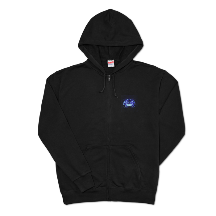 ジップパーカー - XL - ブラック