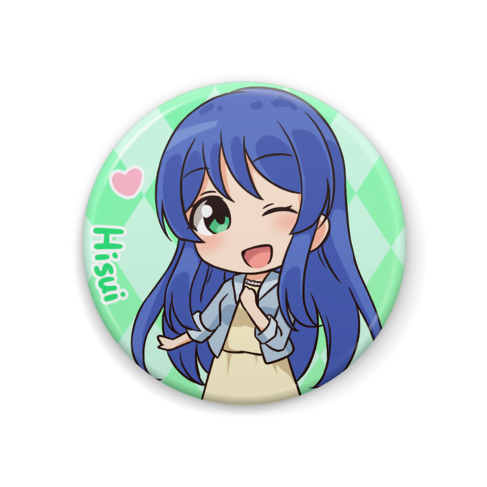 ヒスイ　缶バッジ - 44mm