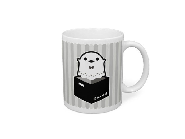 マグカップ白：明