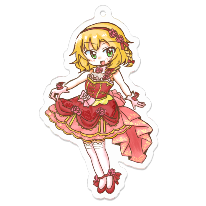 アクリルキーホルダー - 70 x 70 (mm)