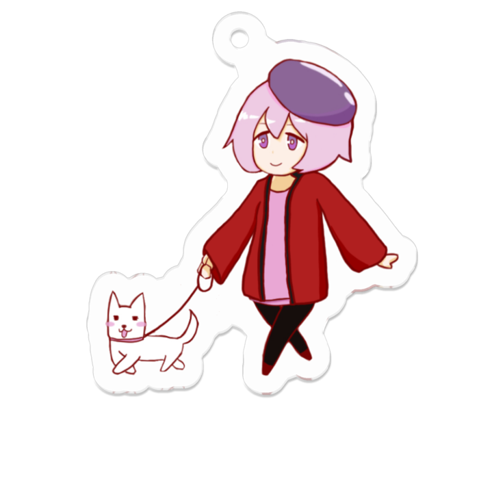 アクリルキーホルダー - 50 x 50 (mm)