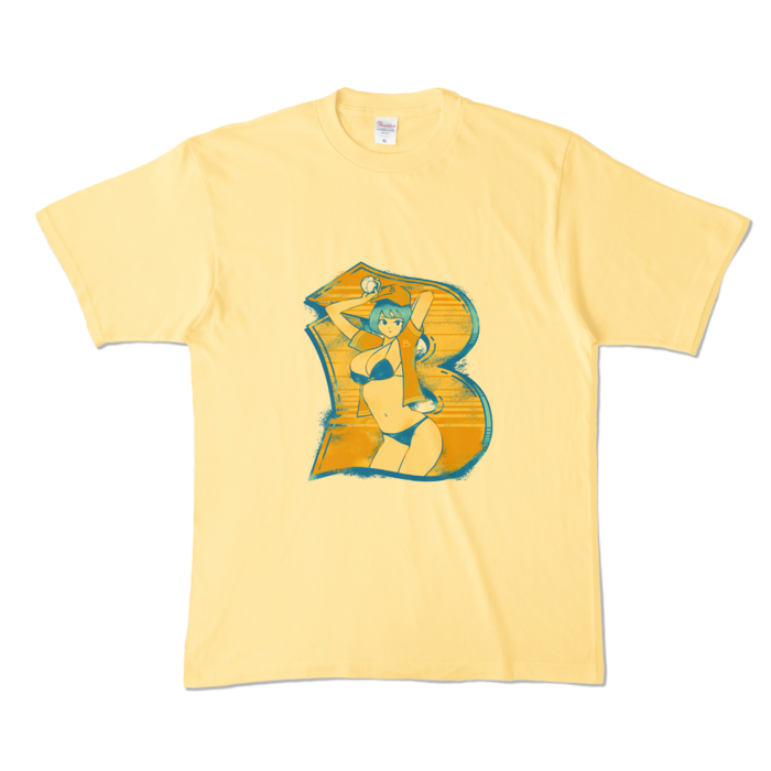 カラーTシャツ - XL - ライトイエロー (淡色)