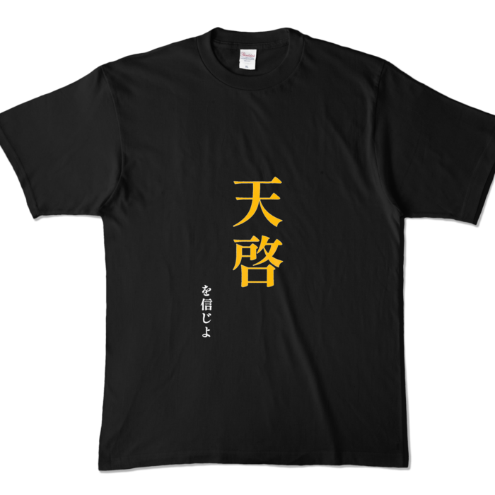 カラーTシャツ - XL - ブラック (濃色)