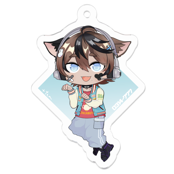 アクリルキーホルダー - 50 x 50 (mm)