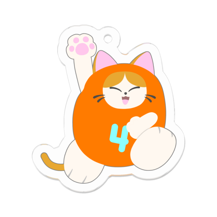 シクのアクリルキーホルダー(ジャンプ)