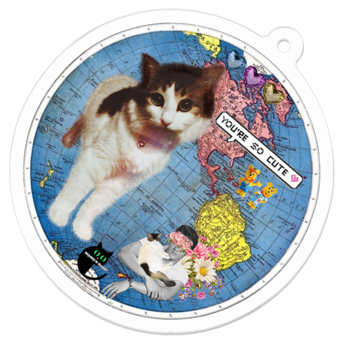 アクリルキーホルダー - 50 x 50 (mm)