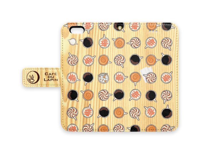 手帳型iPhoneケース - iPhone6 - ストラップ穴 あり