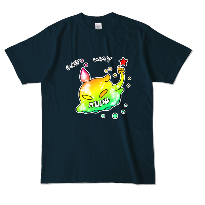 カラーTシャツ - L - ネイビー (濃色)