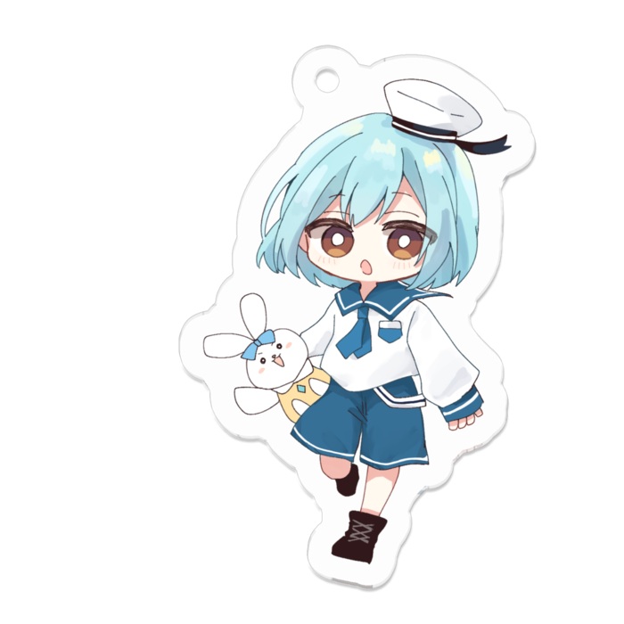 アクリルキーホルダー - 50 x 50 (mm)