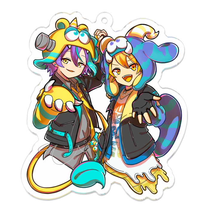 アクリルキーホルダー - 70 x 70 (mm)