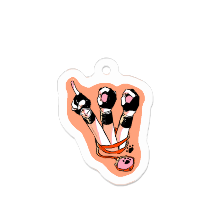 アクリルキーホルダー - 50 x 50 (mm)