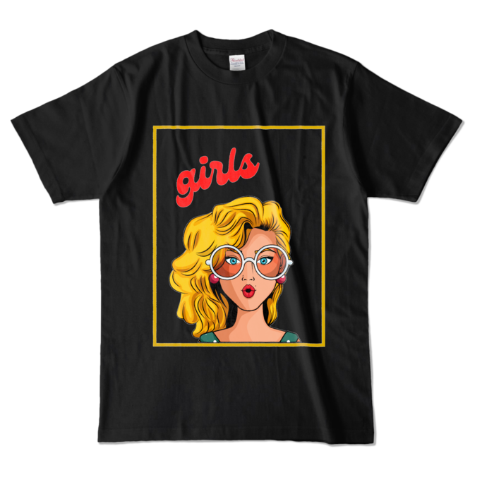 カラーTシャツ - L - ブラック (濃色)