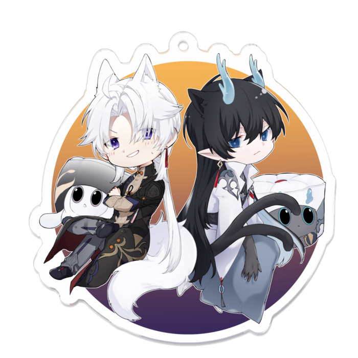 アクリルキーホルダー - 70 x 70 (mm)