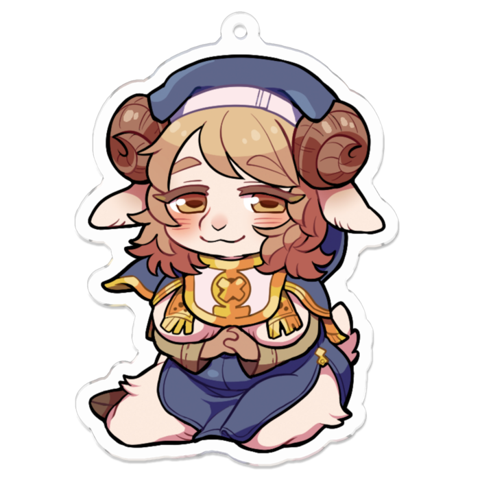 アクリルキーホルダー - 70 x 70 (mm)