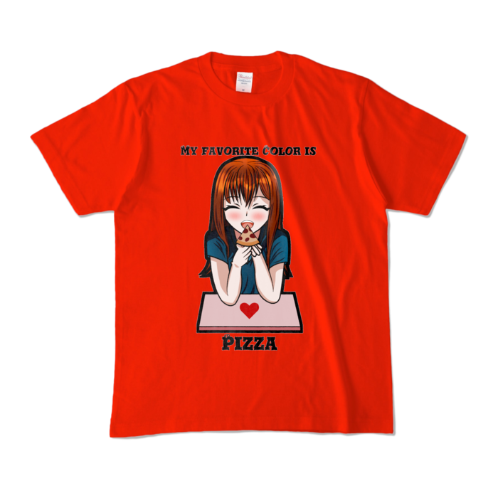 カラーTシャツ - M - レッド (濃色)