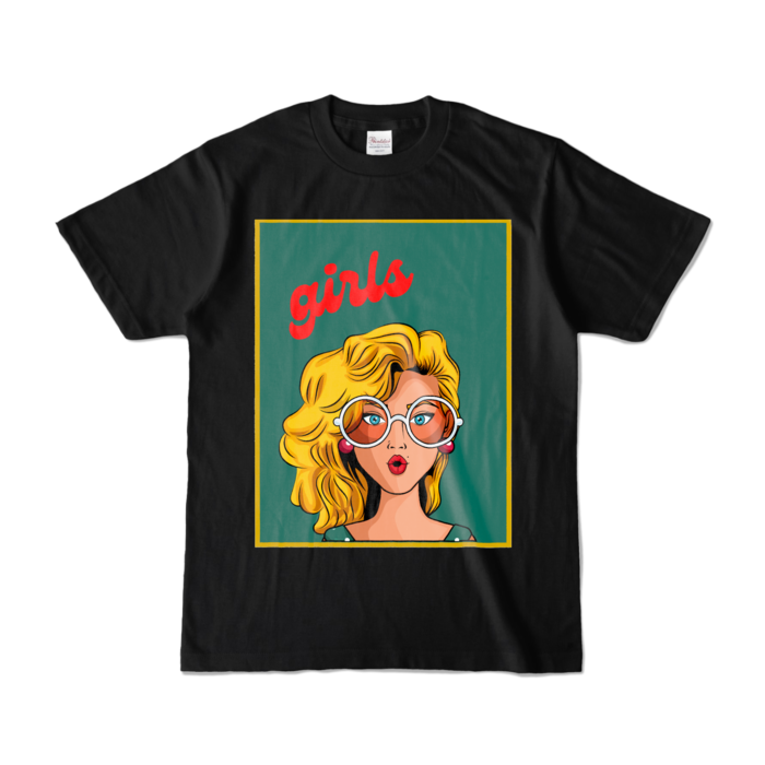 カラーTシャツ - S - ブラック (濃色)