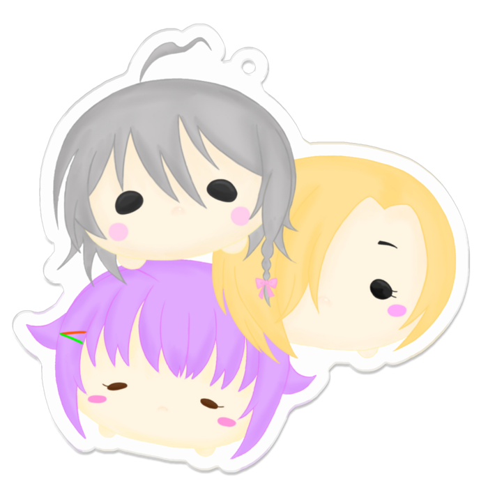 アクリルキーホルダー - 70 x 70 (mm)