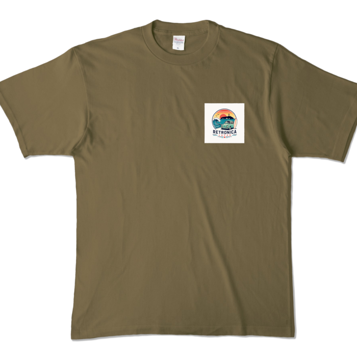 カラーTシャツ - XL - オリーブ (濃色)