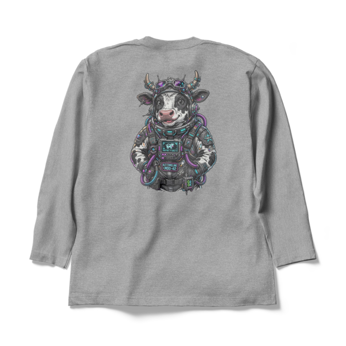 ロングスリーブTシャツ - XL - 杢グレー(1)