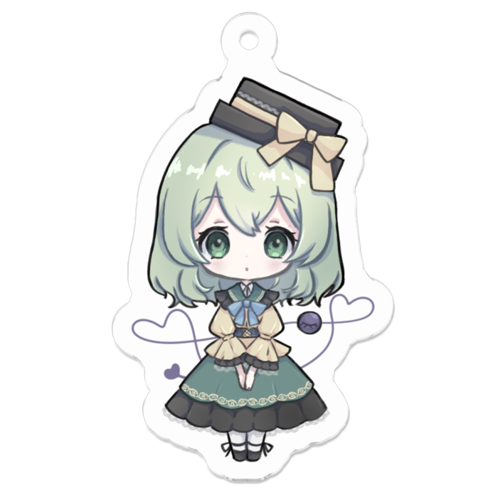 アクリルキーホルダー - 50 x 50 (mm)