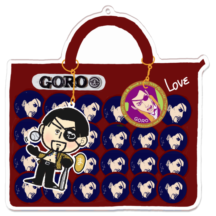 アクリルキーホルダー - 100 x 100 (mm)