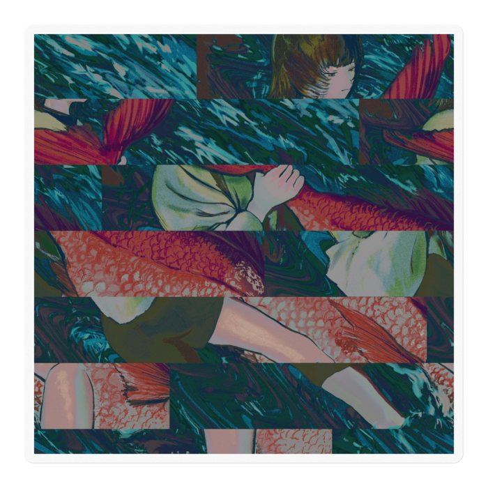 ステッカー - 100 x 100 (mm)