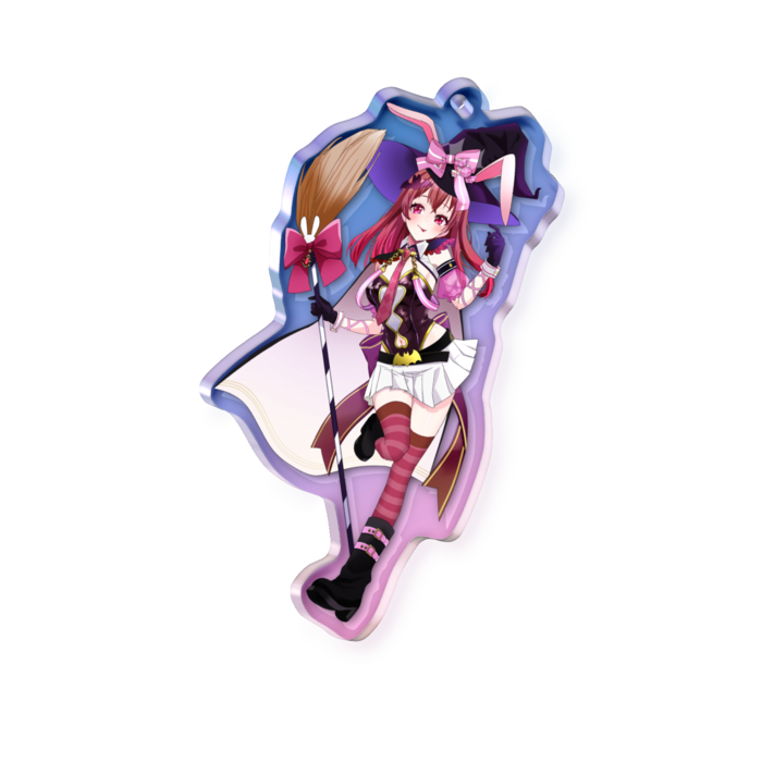 オーロラアクリルキーホルダー - 70 × 70mm