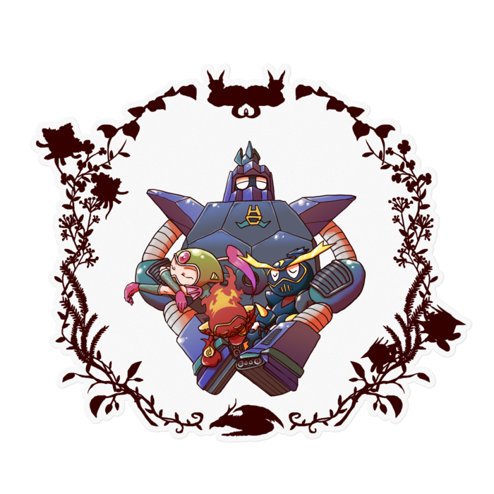 ステッカー - 160 x 160 (mm)