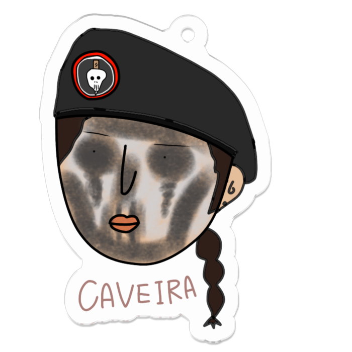 アクリルキーホルダー - 50 x 50 (mm)