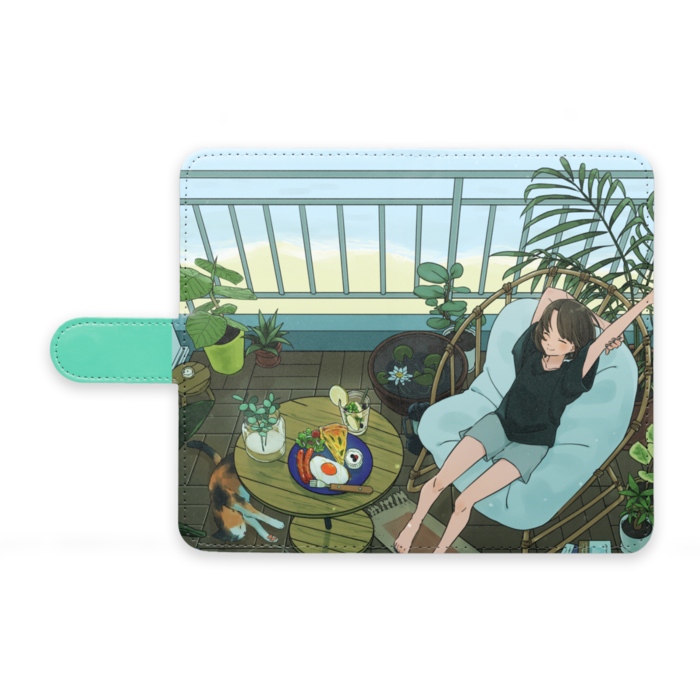 手帳型Androidケース - M - ストラップ穴 なし