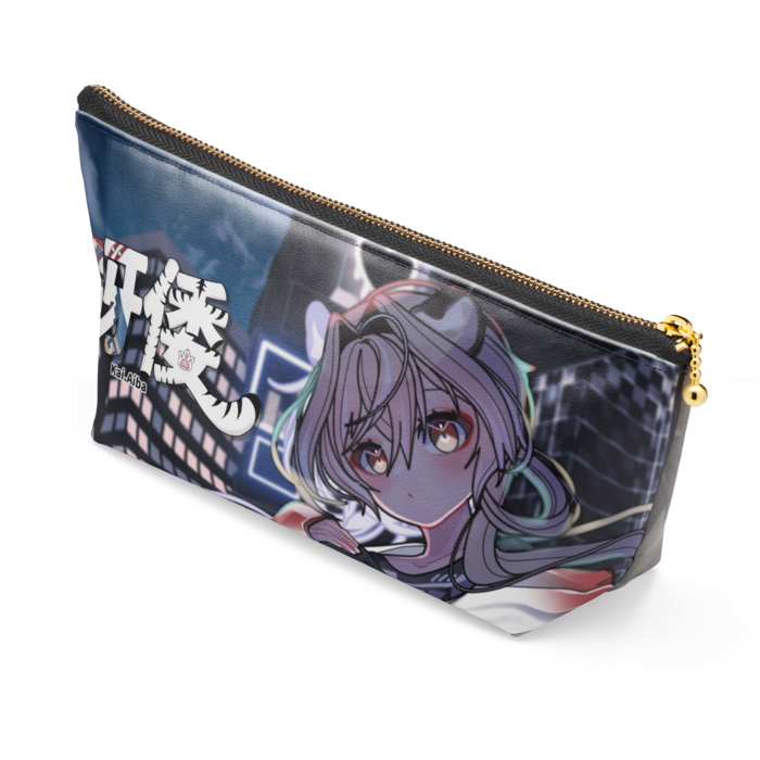 ポーチ - 長さ21.5cm / 高さ10cm - ブラック