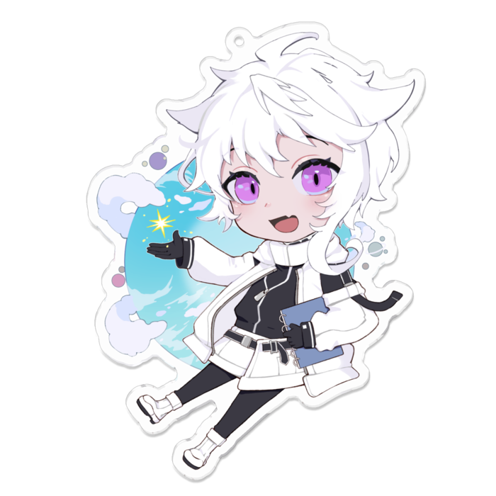 アクリルキーホルダー - 100 x 100 (mm)