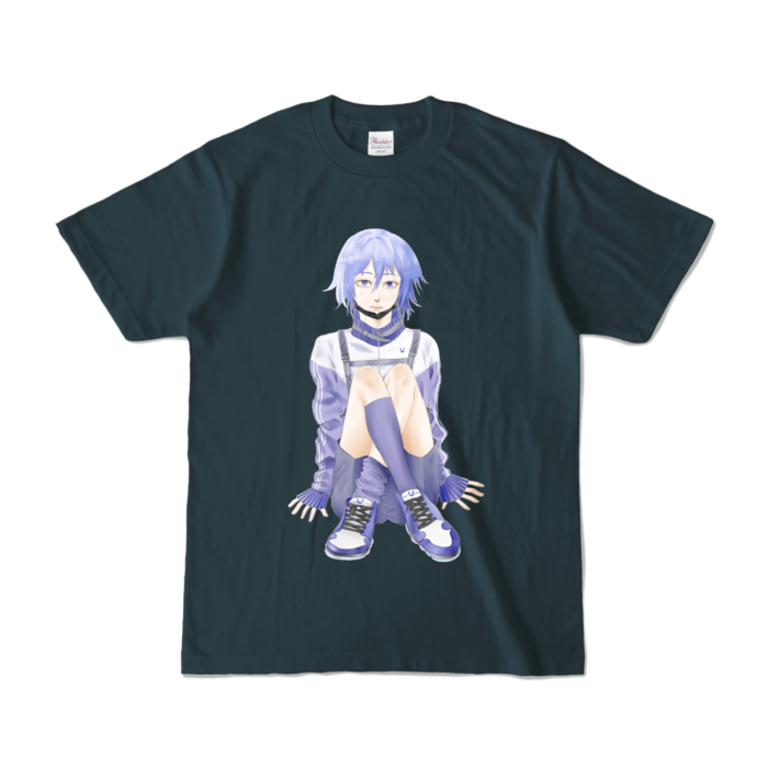 カラーTシャツ - S - デニム (濃色)