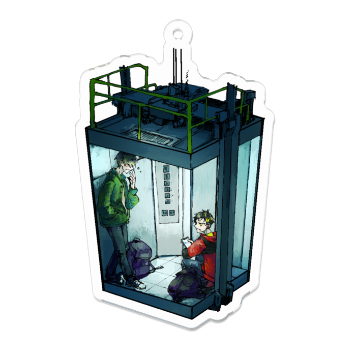 アクリルキーホルダー - 70 x 70 (mm)