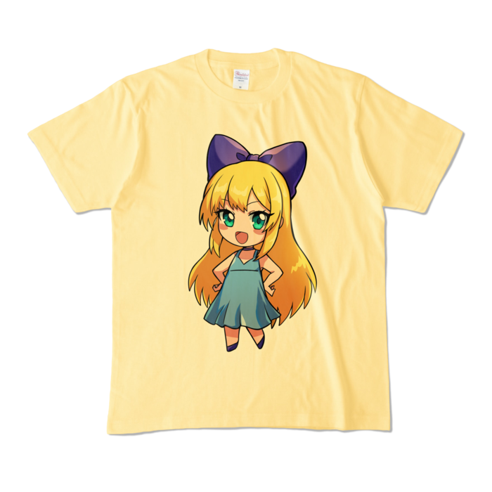 カラーTシャツ - M - ライトイエロー (淡色)