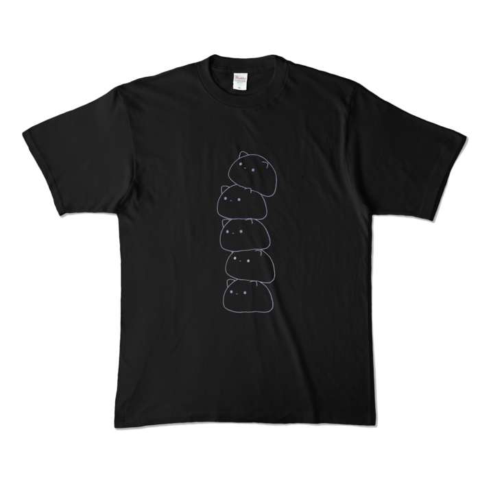 カラーTシャツ - XL - ブラック (濃色)