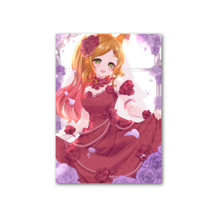 フォト風カード - 縦 - 片面