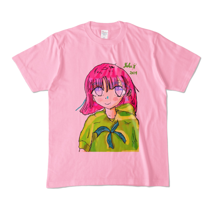 カラーTシャツ - M - ピーチ (淡色)