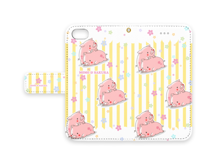 手帳型iPhoneケース - iPhone7 - ストラップ穴 あり