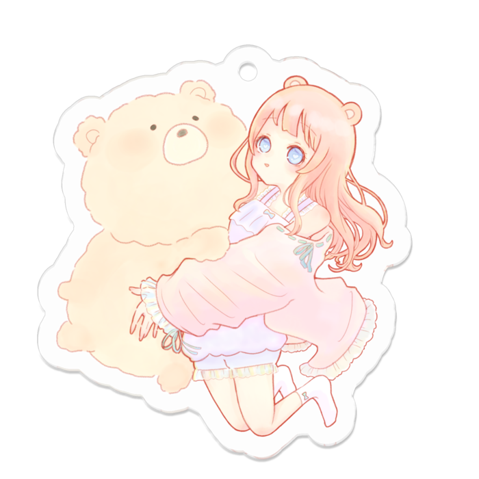 アクリルキーホルダー - 50 x 50 (mm)