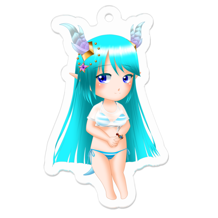 アクリルキーホルダー - 50 x 50 (mm)
